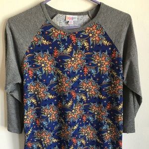 Lula Roe 3/4 sleeve top